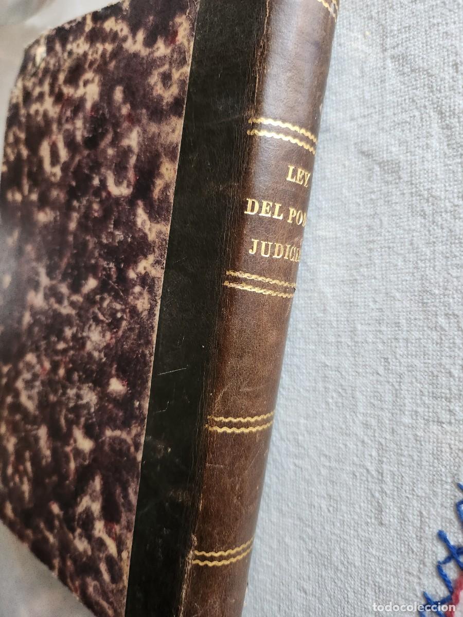 Libros antiguos: Ley del Poder Judicial 1885 - Foto 1