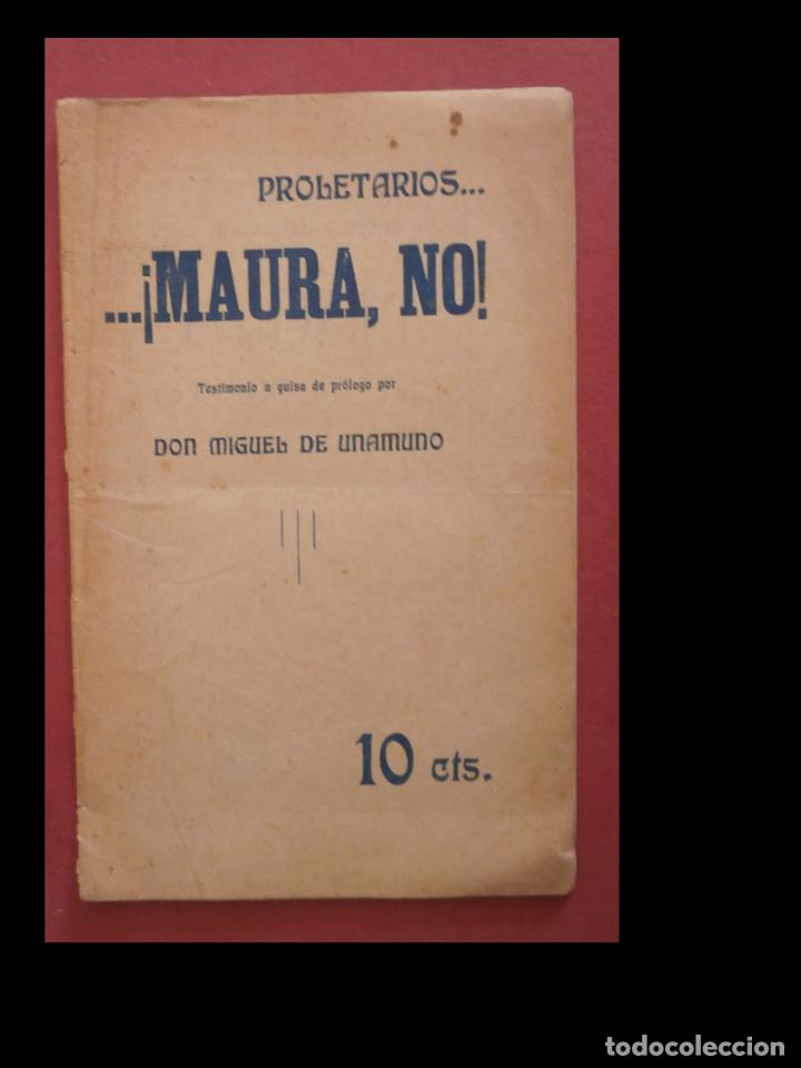 Libros antiguos: Proletarios... &iexcl;Maura, no! Por el Compa&ntilde;ero num 3