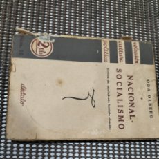 Libros antiguos: LIBRO : EL NACIONALSOCIALISMO.