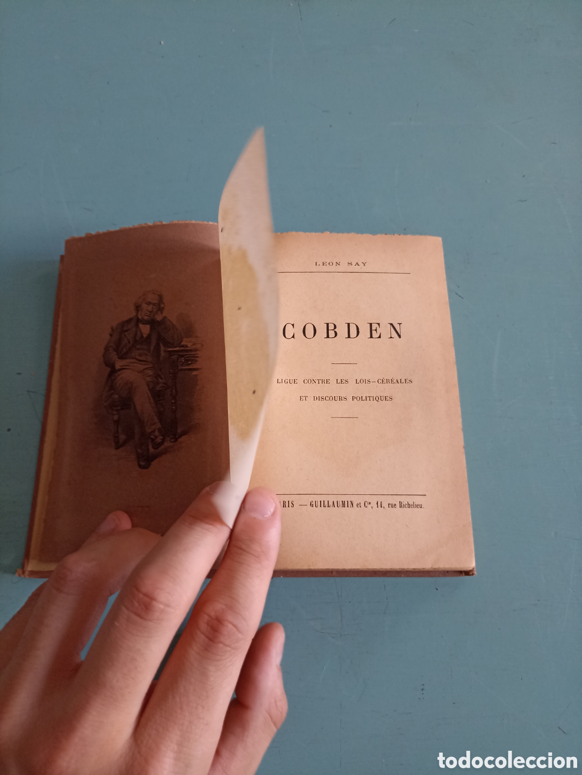 Libros antiguos: Cobden. Le&oacute;n Say. Paris - Foto 5