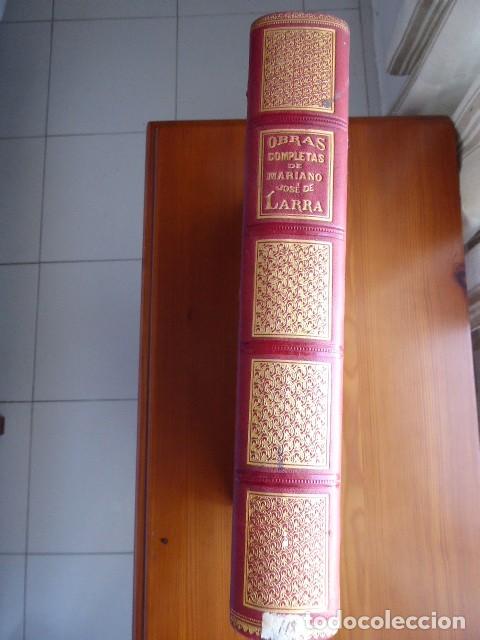 Libros antiguos: Obra completa de Larra - Foto 8