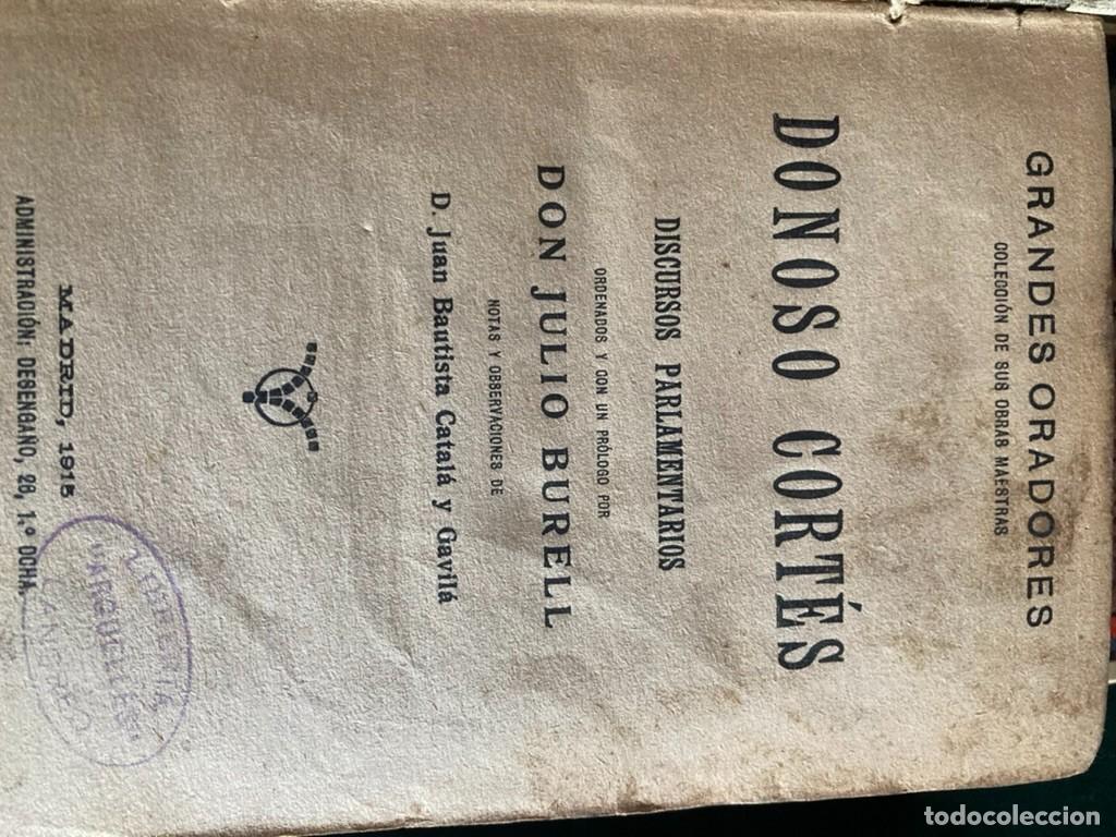 Libros antiguos: Discursos parlamentarios - Foto 2