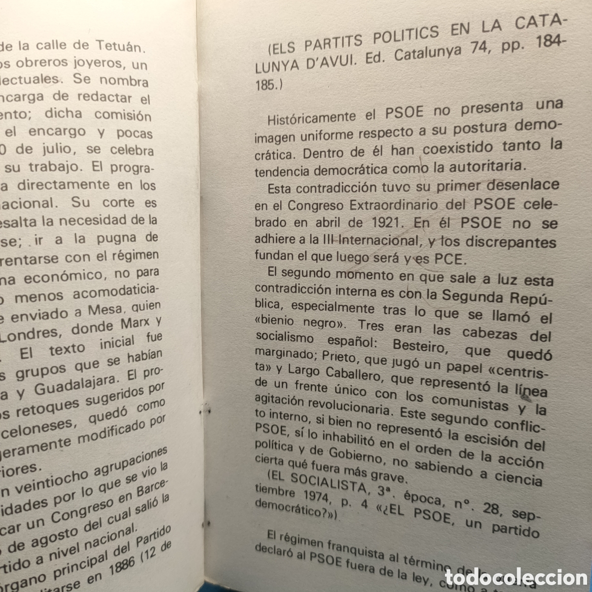 Libros antiguos: PSOE en sus documentos 1879-1977. - Foto 5