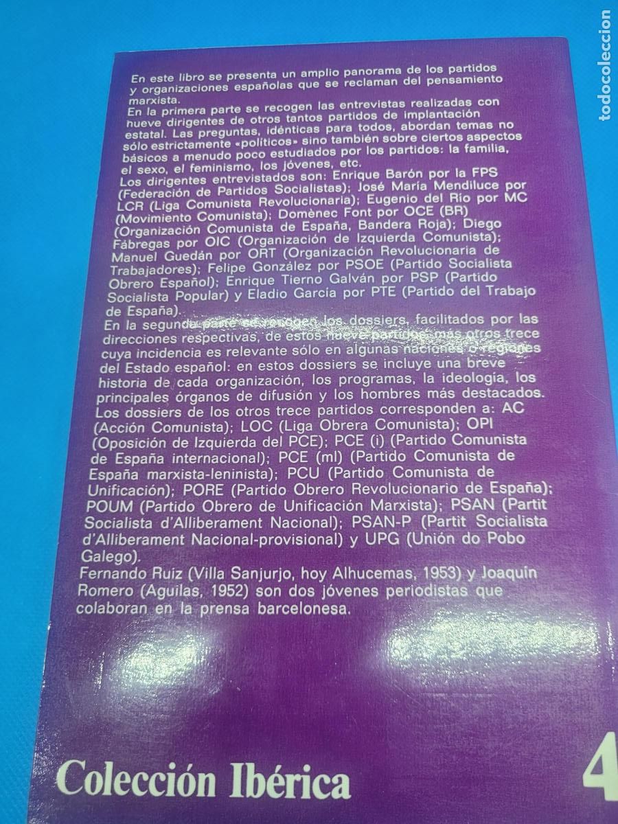 Libros antiguos: LIBRO LOS PARTIDOS MARXISTAS SUS DIRIGENTES SUS PROGRAMAS - Foto 2