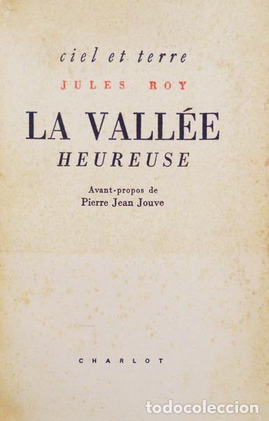 Libros antiguos: ROY. (Jules) - LA VALL&Eacute;E HEUREUSE. - Foto 1