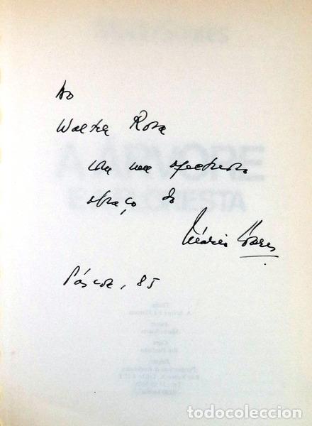 Libros antiguos: SOARES. (M&aacute;rio) - A &Aacute;RVORE E A FLORESTA. [DED.] - Foto 2