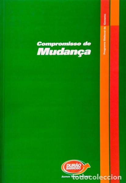 Libros antiguos: COMPROMISSO DE MUDAN&Ccedil;A, PROGRAMA ELEITORAL DE GOVERNO. - Foto 1