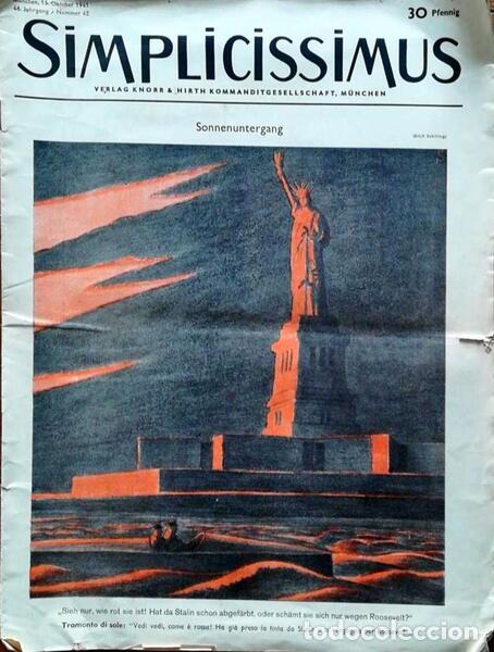 Libros antiguos: SIMPLICISSIMUS 42. - Foto 1
