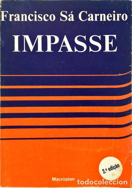 Libros antiguos: S&Aacute; CARNEIRO. (Francisco) - IMPASSE. - Foto 1