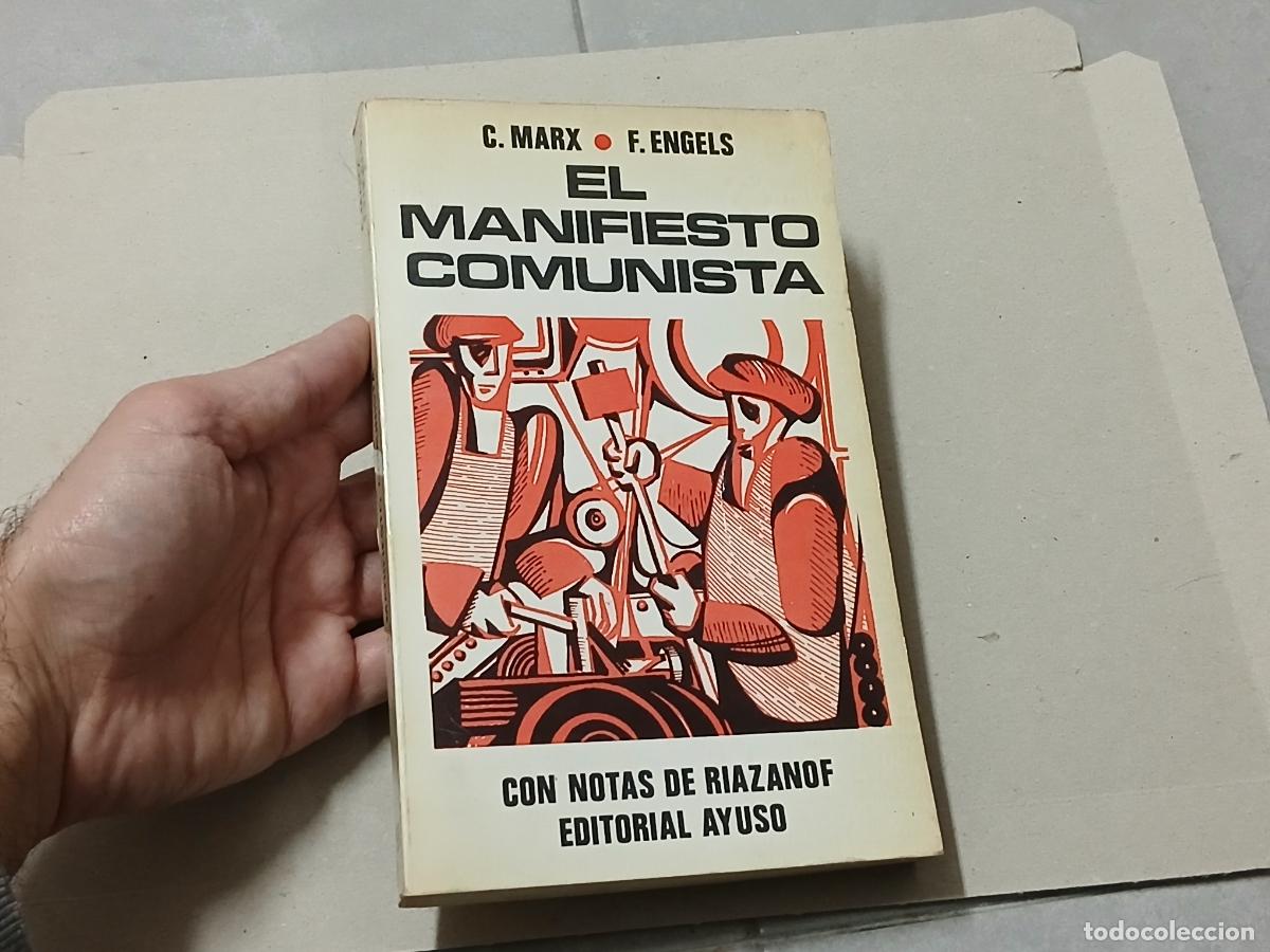 Libros antiguos: Libro. El manifiesto comunista, Marx y Engels, Editorial Ayuso, 1974