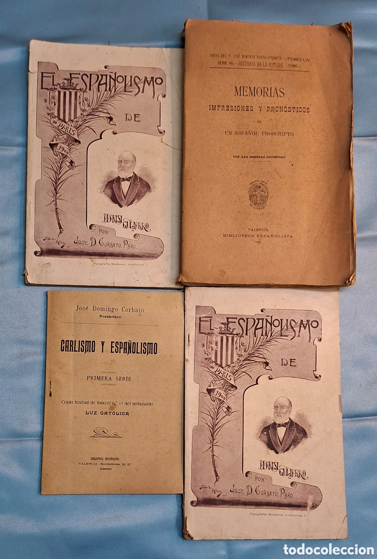 Libros antiguos: Colecci&oacute;n de 4 libros El Espanolismo