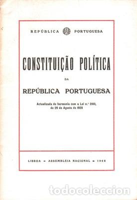 Libros antiguos: CONSTITUI&Ccedil;&Atilde;O POL&Iacute;TICA DA REP&Uacute;BLICA PORTUGUESA.