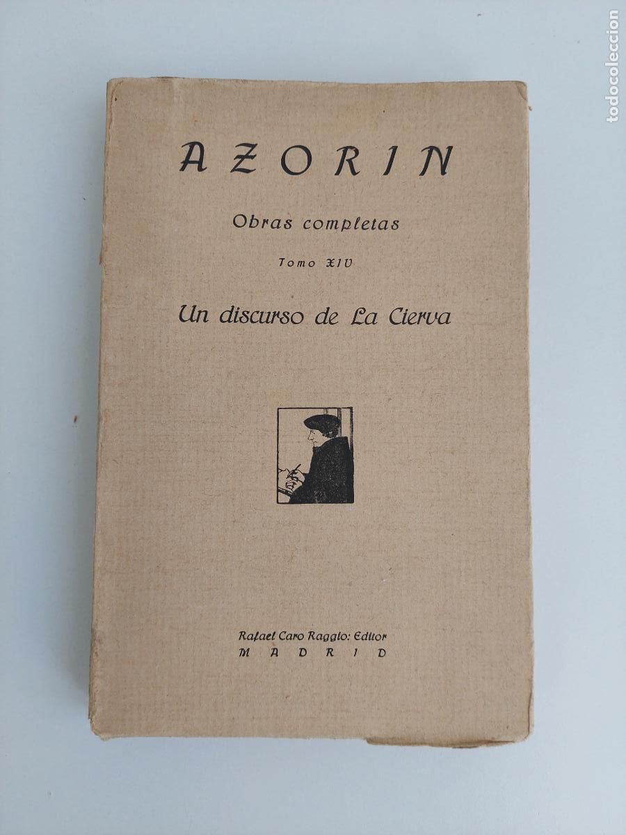 Libros antiguos: Un discurso de la Cierva - Azor&iacute;n,