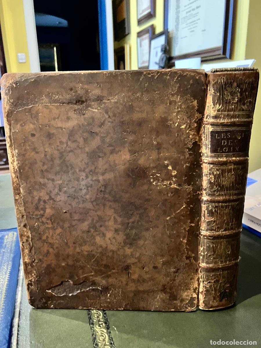 Libros antiguos: Montesquieu, L'esprit des lois, 1749