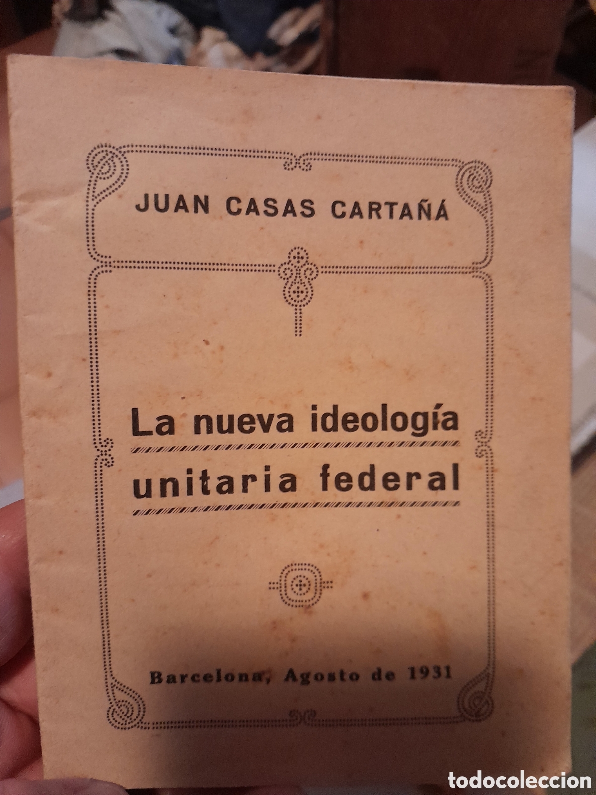 Libros antiguos: Librito de federalismo 1931