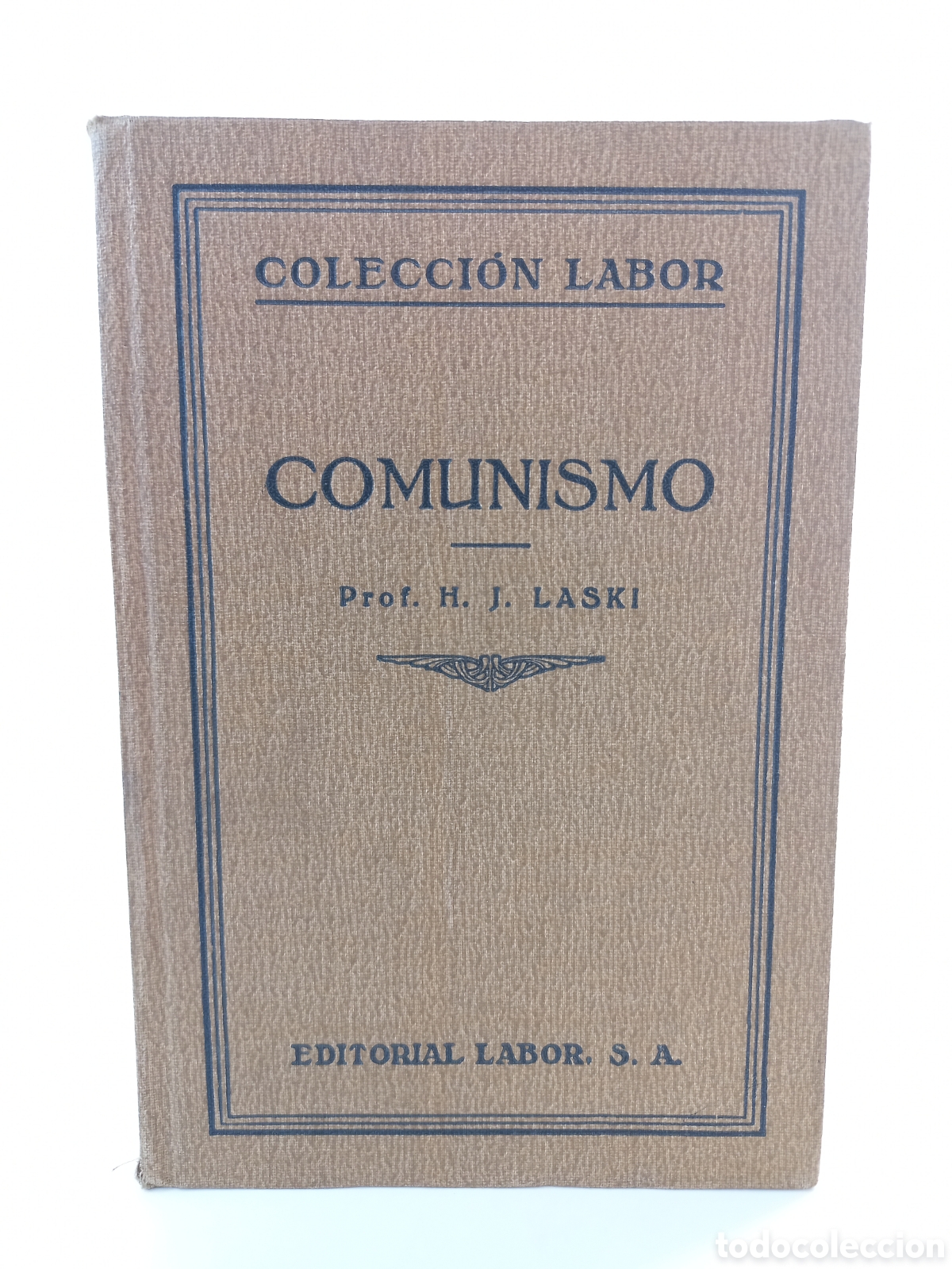 Libros antiguos: Comunismo. Harold Lasky. Labor, primera edici&oacute;n, 1929. Ilustrado.