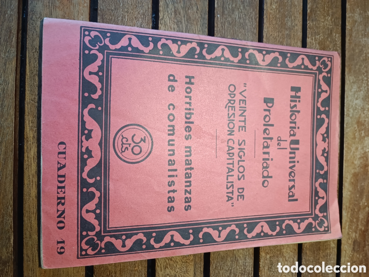 Libros antiguos: Historia universal del proletariado cuaderno 19. Veinte siglos de opresi&oacute;n capitalista