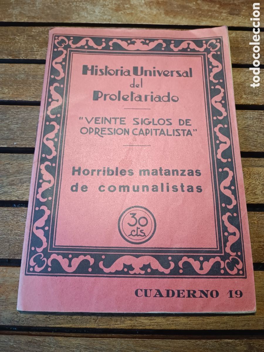 Libros antiguos: Historia universal del proletariado cuaderno 19. Veinte siglos de opresi&oacute;n capitalista