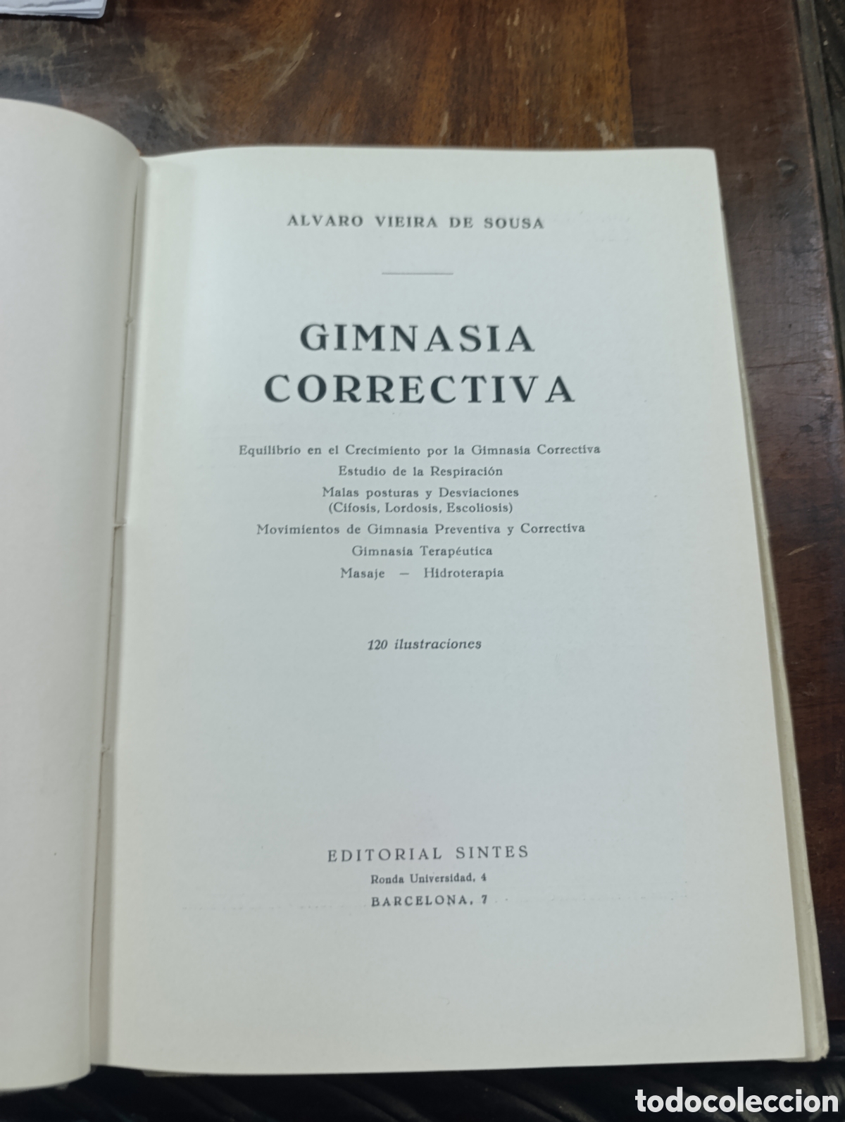 Libros antiguos: ALVARO VIEIRA DE SOUSA GIMNASIA CORRECTIVA