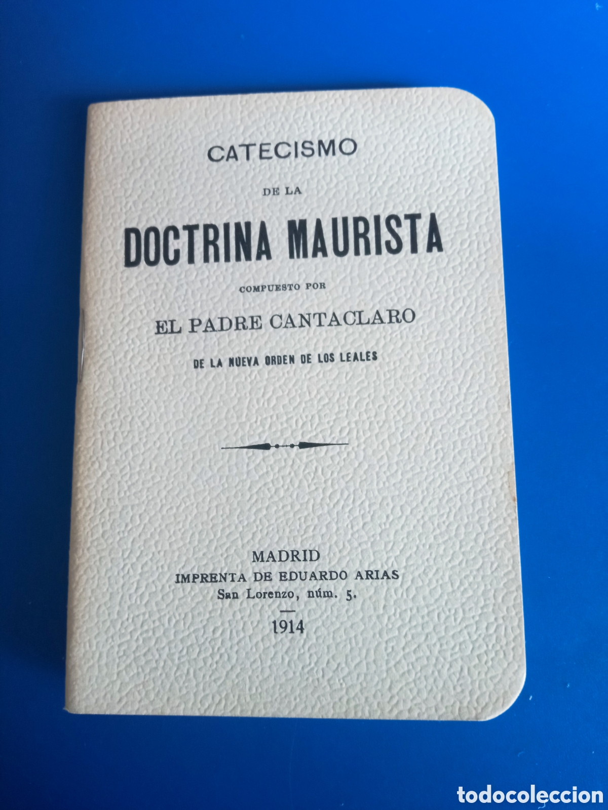 Libros antiguos: Catecismo de la Doctrina Maurista, 31 p&aacute;ginas de 1914