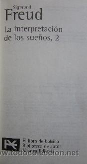 Libros antiguos: LA INTERPRETACION DE LOS SUE&Ntilde;OS - S. FREUD - 3 TOMOS - Foto 5