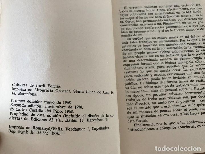 Libros antiguos: Dialéctica de la persona, dialéctica de la situación de Carlos Castilla del Pino - Foto 5 - 91348240