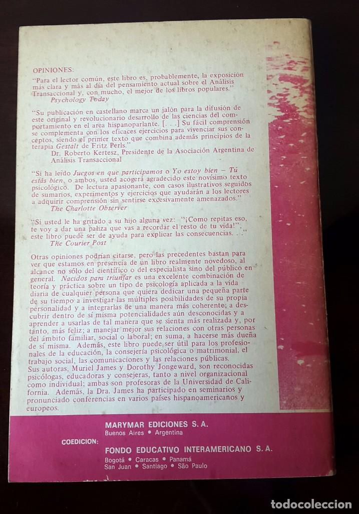 Libros antiguos: NACIDOS PARA TRIUNFAR.JAMES/JONGEWARD.- 1975 - Foto 2 - 101564607