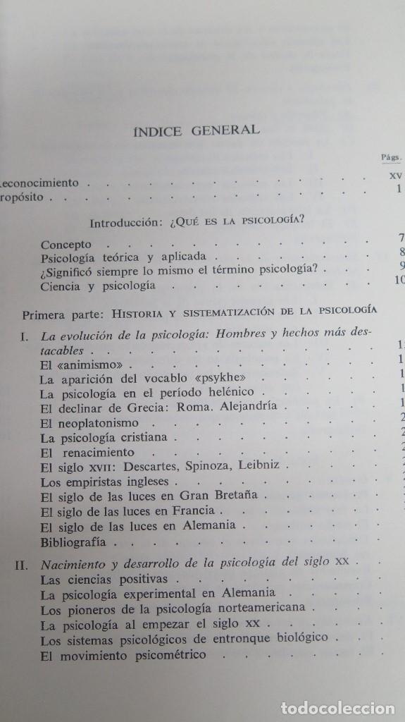 Libros antiguos: UNA PSICOLOGIA DE HOY. E. CERDA - Foto 2