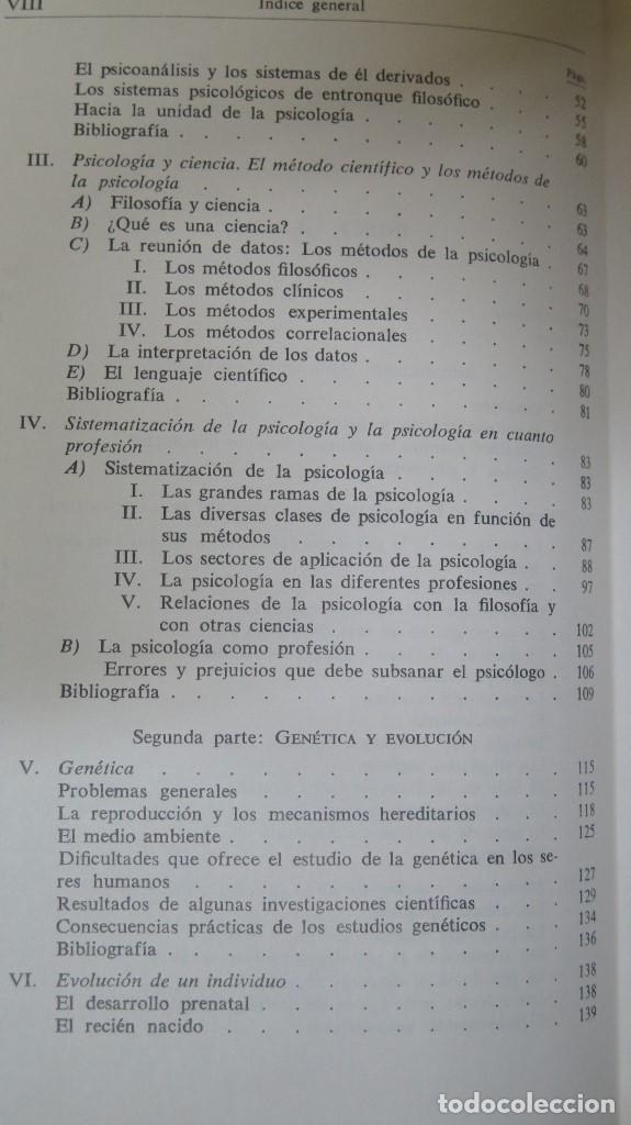 Libros antiguos: UNA PSICOLOGIA DE HOY. E. CERDA - Foto 3