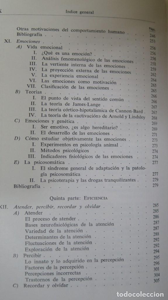 Libros antiguos: UNA PSICOLOGIA DE HOY. E. CERDA - Foto 5
