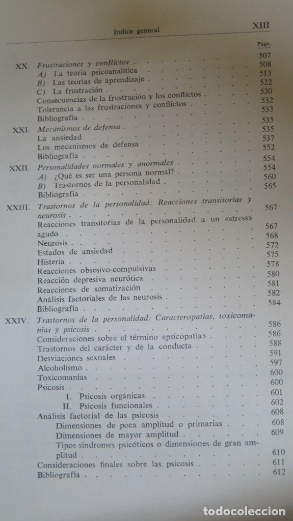 Libros antiguos: UNA PSICOLOGIA DE HOY. E. CERDA - Foto 8