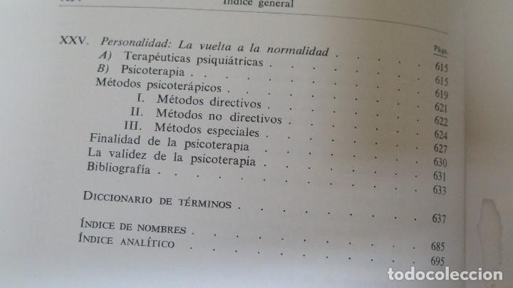 Libros antiguos: UNA PSICOLOGIA DE HOY. E. CERDA - Foto 9