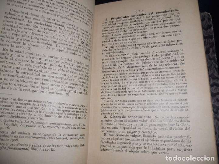 Libros antiguos: PSICOLOGIA.CURSO ELEMENTAL.1912 - Foto 3