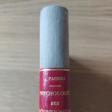 Libros antiguos: RARE. INTRODUCTION À LA PSYCHOLOGIE DES MYSTIQUES PACHEU JULES. PUBLICADO POR H. OUDIN, 1901