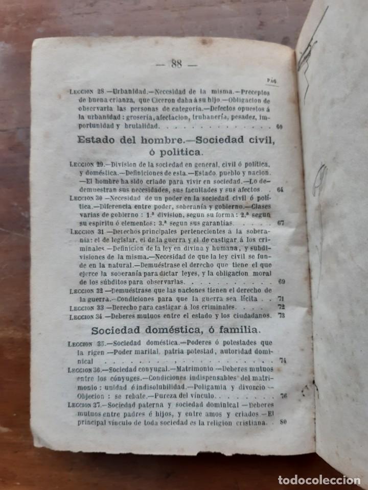 Libros antiguos: Lecciones de psicolog&iacute;a 1871 - Foto 6