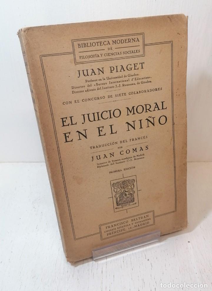 libro el juicio moral en el ni o de juan pia Compra venta en