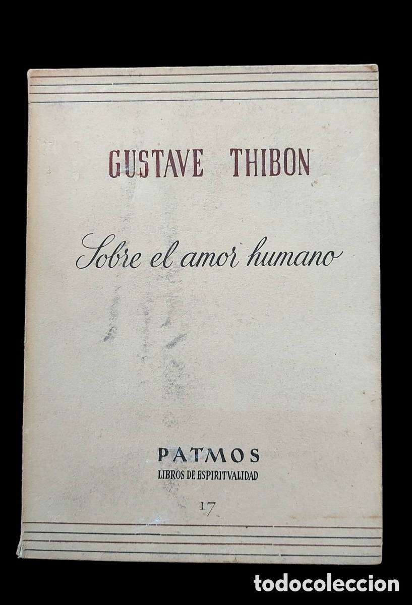Libros antiguos: Sobre el amor humano. 1953 - Foto 1
