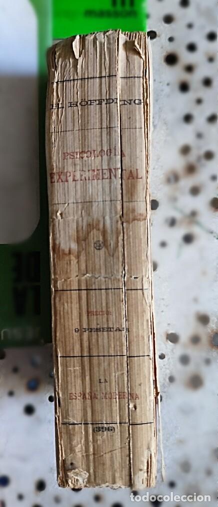 Libros antiguos: Psicolog&iacute;a experimental - Foto 7