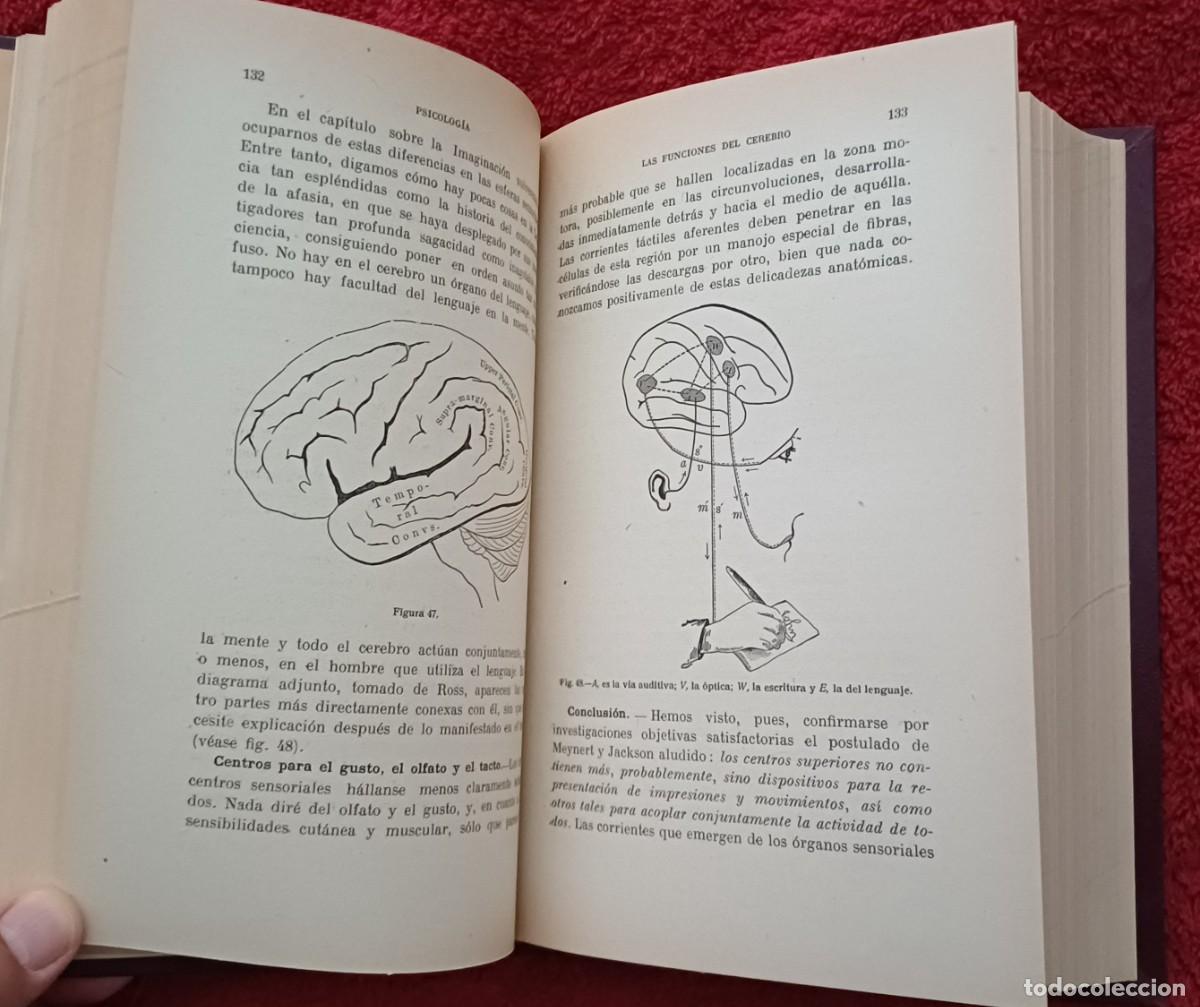 Libros antiguos: COMPENDIO DE PSICOLOG&Iacute;A -- W. JAMES - Foto 7