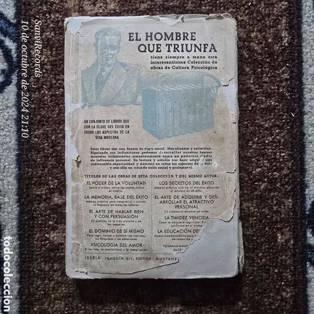 Libros antiguos: EL PODER DE LA VOLUNTAD (P.C. JAGOT) - Foto 3