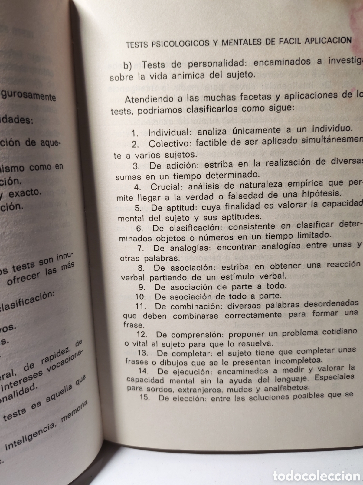 Libros antiguos: TEST PSICOLOGICOS Y MENTALES. 1971. - Foto 4
