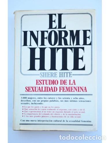 Old books: El Informe Hite. Estudio de la Sexualidad Femenina - Shere Hite - Plaza & Janes