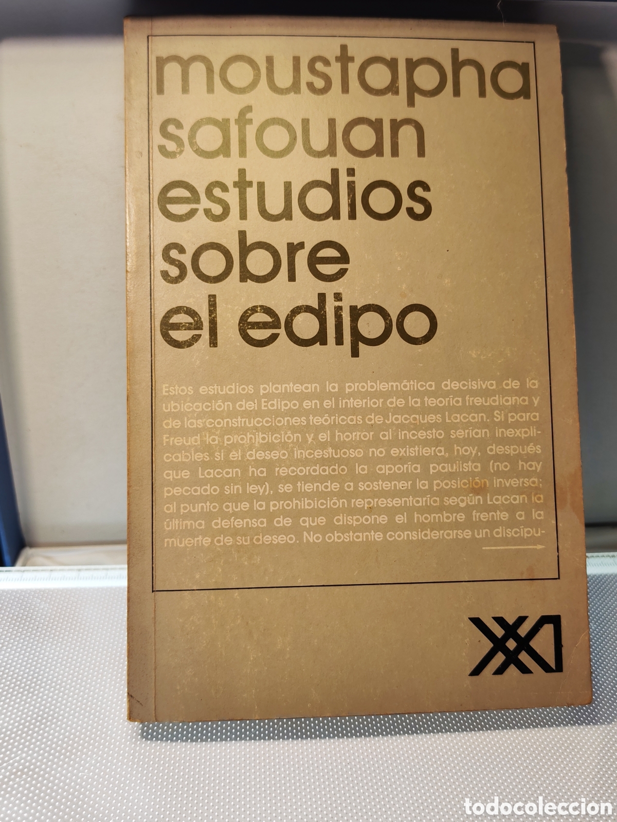 Libros antiguos: Estudios sobre el edipo. Moustapha Safouan. 1974