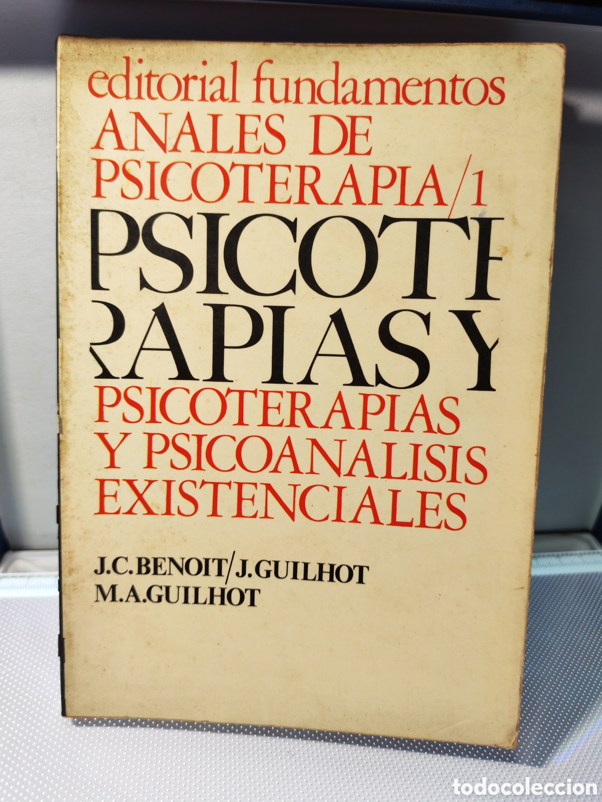 Libros antiguos: Anales de psicoterapia. varios autores. 1973