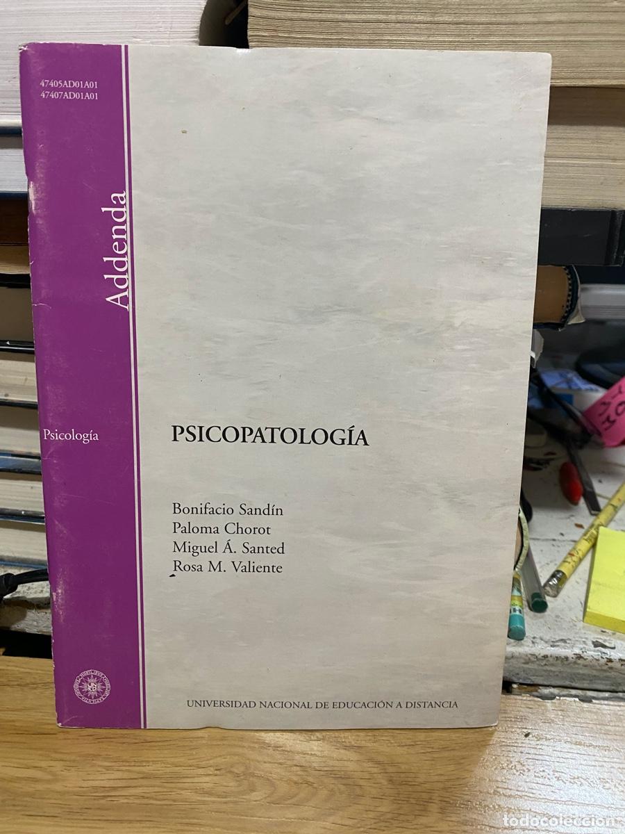 Libros antiguos: PSICOPATOLOGIA, BONIFACIO SANDIN, EDT,. ADDENDA