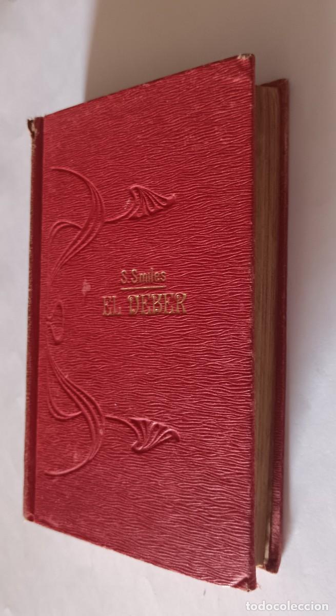 Libros antiguos: Samuel Smiles-El deber. - Foto 2