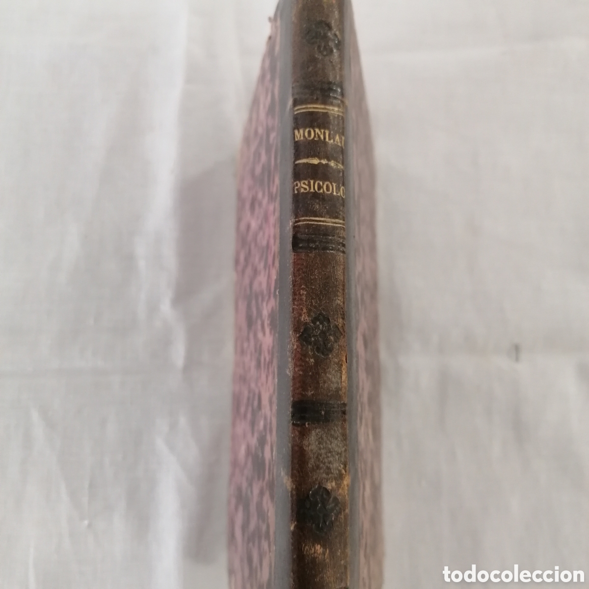 Libros antiguos: Libro Elementos de Psicologia por el Doctor D. Pedro Felipe Monlau