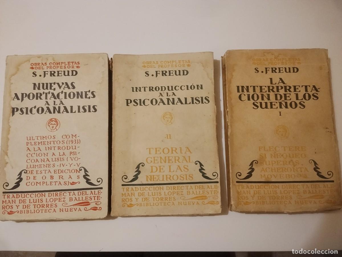 Libros antiguos: : Libros Antiguos Sigmund Freud- Sueltos o lote