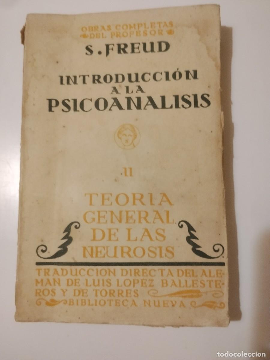 Libros antiguos: Libro Sigmund Freud 1923 Introducci&oacute;n Psicoan&aacute;lisis