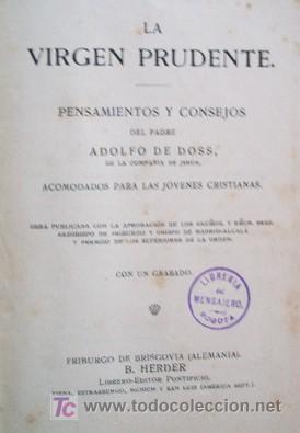 Libros antiguos: LA VIRGEN PRUDENTE - Foto 2